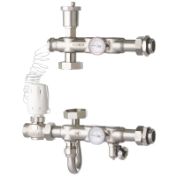 Смесительный узел KR-S-1022/1"/НР/без байпаса/SUS304 (KR2956)